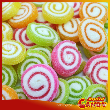 Soft Fruit Flavor Sugar Coated Jelly Candy